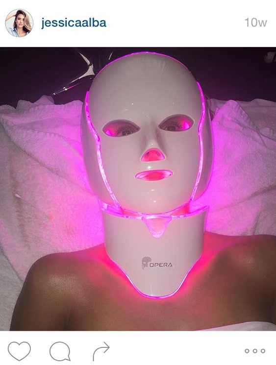 Jessica-Alba-LED-Mask